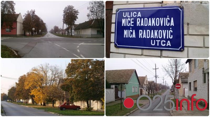 Apatinske ulice: Miće Radakovića 