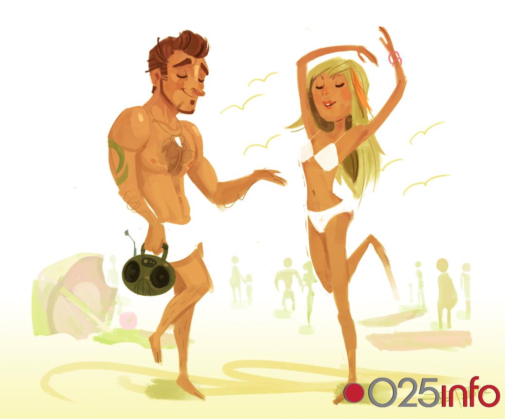 Pogled s apatinskih krovova - Banjamo se, banjamo...