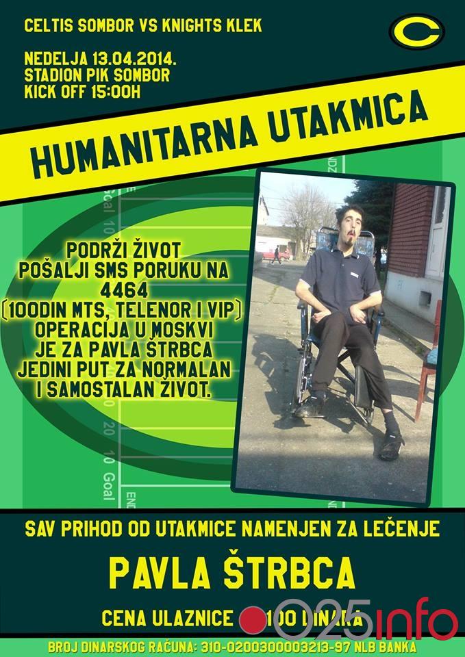 Humanitarni meč za Pavla Štrbca
