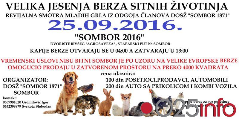 Tradicionalna Berza sitnih životinja u Somboru