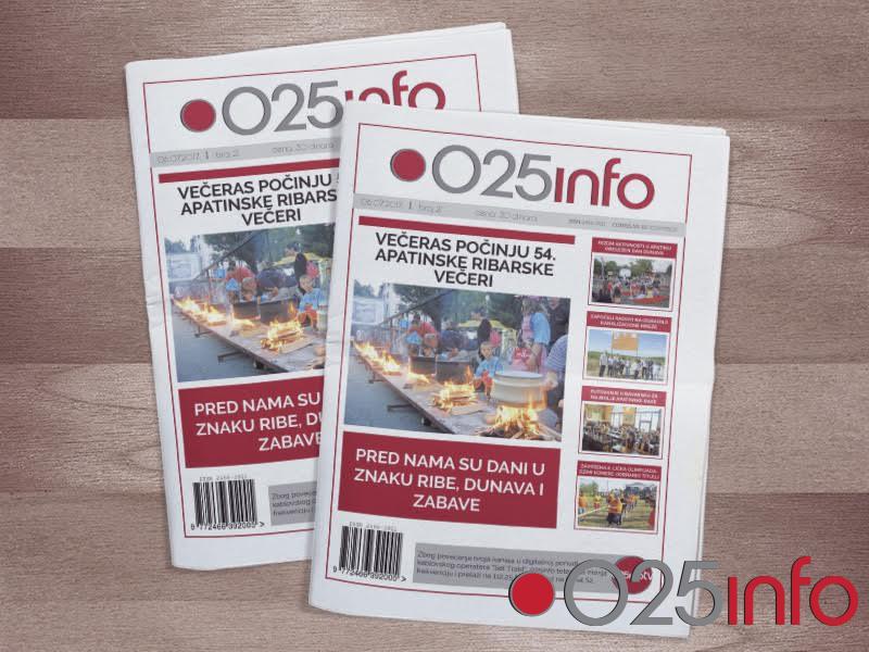 Novi 21. broj 025info novina od četvrtka 6. jula