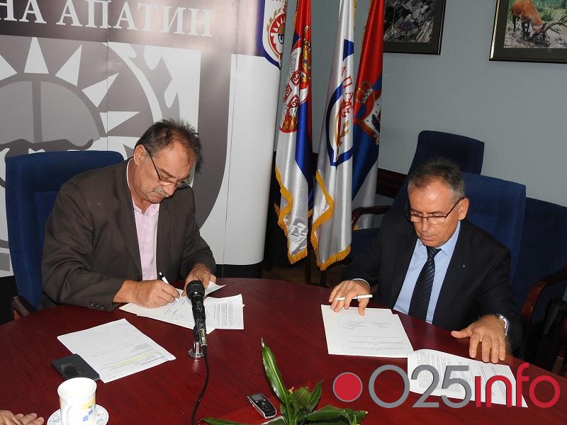 Potpisan sporazum o saradnji između opštine Apatin i Regionalne privredne komore Sombor