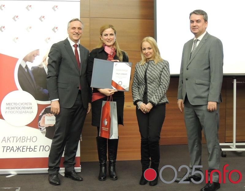 Grad Sombor u 2017. godini među najuspešnijim lokalnim samoupravama u sprovođenju mera aktivne politike zapošljavanja