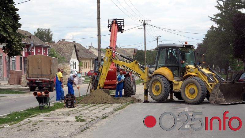 Nastavak radova u ulici Petefi Šandora