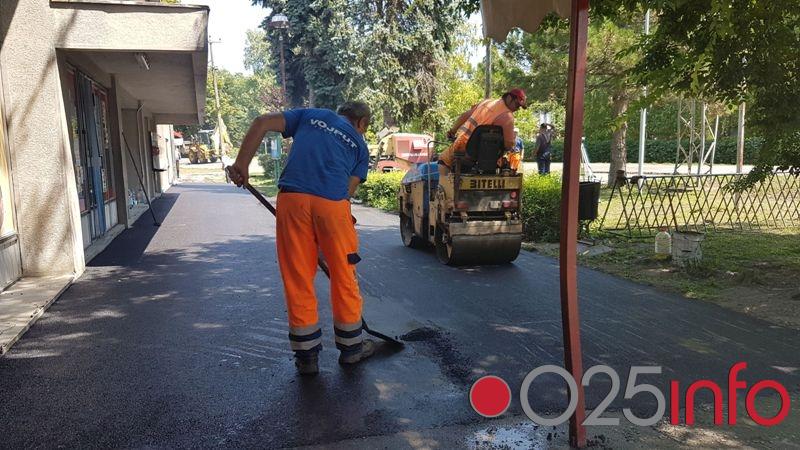 Završeni radovi na asfaltiranju ispred MZ Kolut