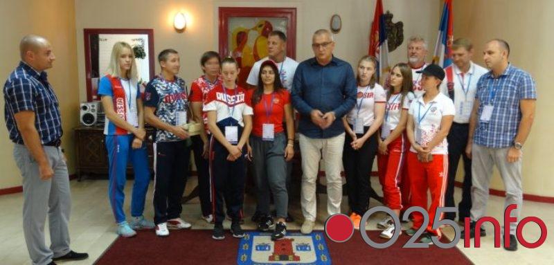 Prijem bokserske reprezentacije Rusije u svečanoj sali opštine Kula