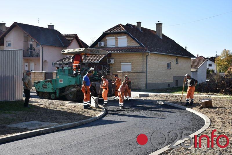 Radovi u ulici Majora Tepića u Apatinu u završnoj fazi