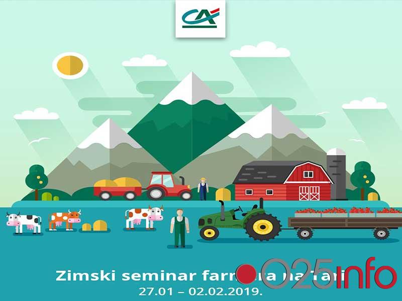 Crédit Agricole na Zimskom seminaru farmera na Tari predstavlja kredite sa grantom