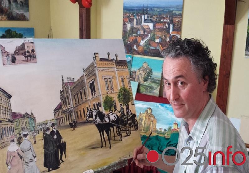 U Somboru otvorena izložba Nebojše Šćekića iz Apatina