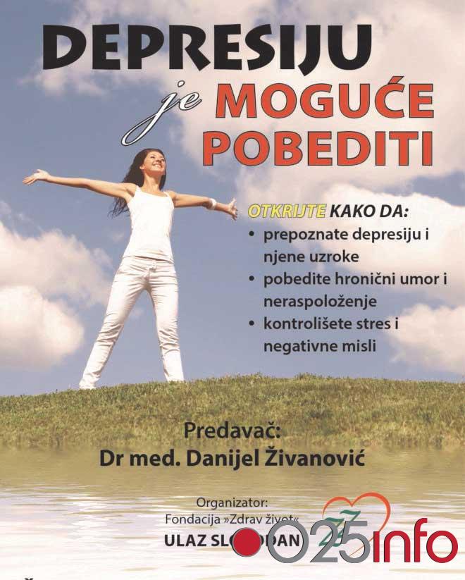 Još jedno predavanje u okviru serijala Depresiju je moguće pobediti
