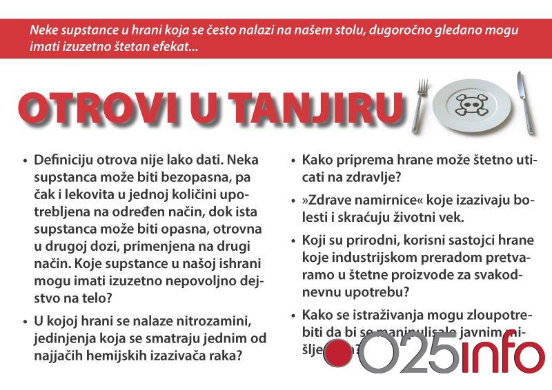 Predavanje Otrovi u tanjiru u Kulturnom centru Apatin 