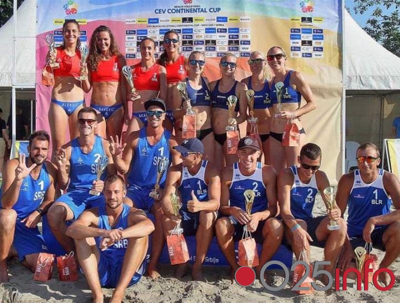 Srbija u odbojci na pesku uspešna na Kontinental kupu  