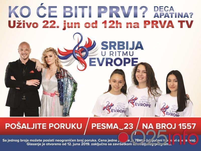Glasanje za takmičenje Srbija u ritmu Evrope počinje danas 