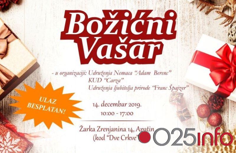 Božićni vašar u subotu u Apatinu  