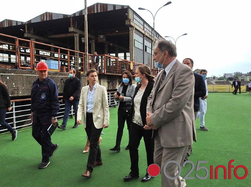 Premijerka Srbije u poseti apatinskoj opštini – otvoren renoviran vrtić u Svilojevu, apatinskom brodogradilištu obećana pomoć
