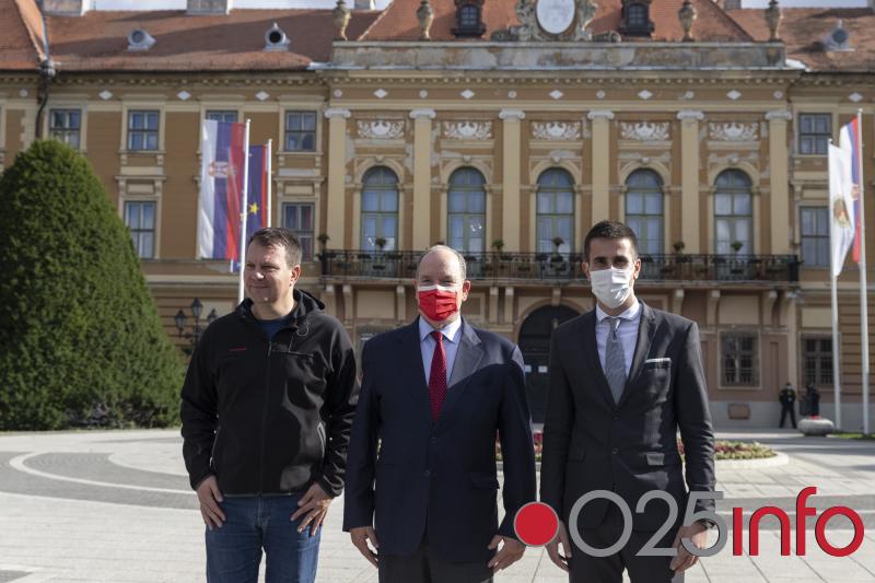 Knez Albert II od Monaka posetio Sombor