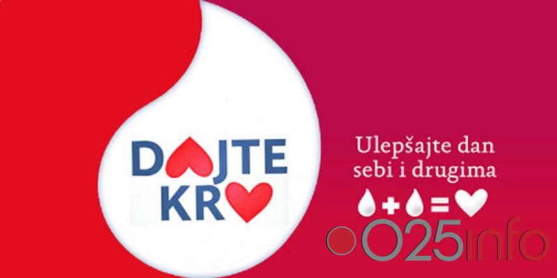U utorak akcija dobrovoljnog davanja krvi u Ruskom Krsturu i Kruščiću